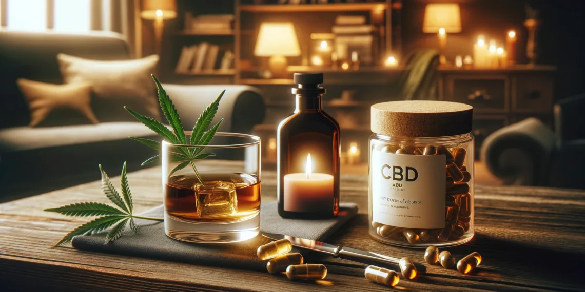 How does CBD work in combination with alcohol